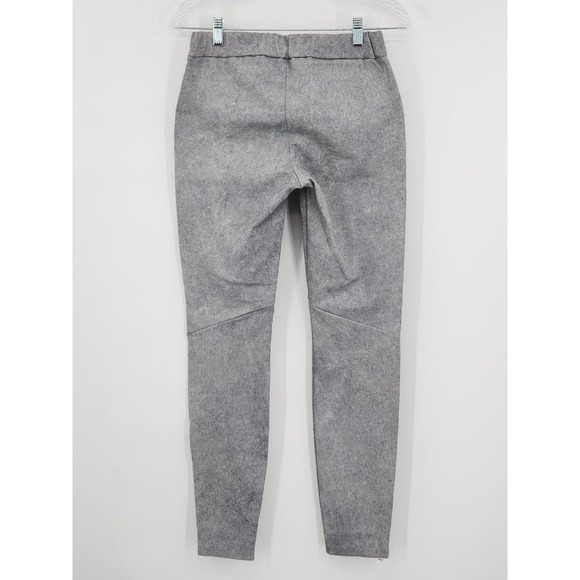 Sachin & Babi Valiant Leggings in Blue Gray Lamb Leather Suede Pants Size 2 NWT - Picture 3 of 5